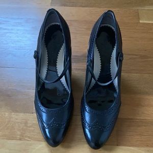 Bandolino Mary Jane Black Heels shoes 8
